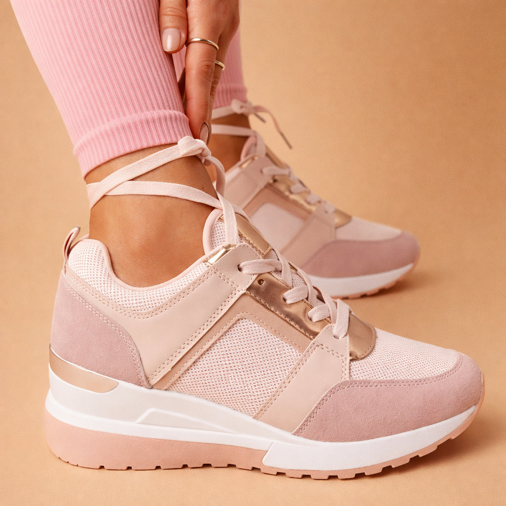 Lucy | Dame Sneakers med Forhøjet Platform