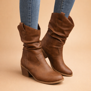 Kirsten | Dame Elegante Block Heel Støvler