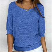 Zoey | Strikket Casual Dame Sweater – Komfortabel og Stilet Sweater