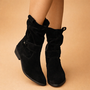 Claire | Dame Elegante Slouch Heel Støvler