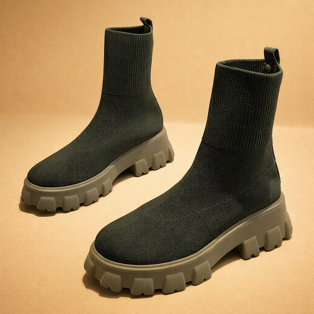 Francesca | Dame Chunky Platform Støvler
